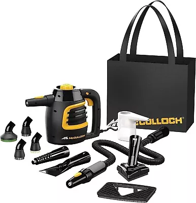 McCulloch MC1230 Handheld Steam Cleaner With Extension Hose 11-Piece Accesso... • $46.99