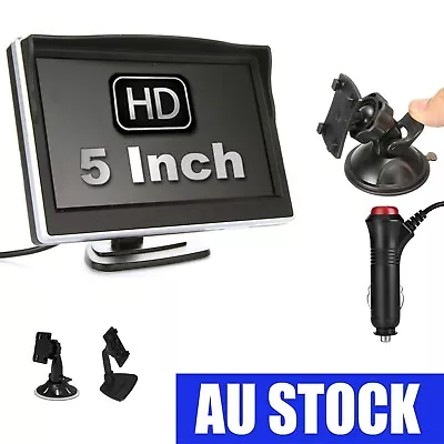 5  TFT LCD HD Color Screen RCA Monitor For Car Rear View Backup Reversing Camera • $29.97