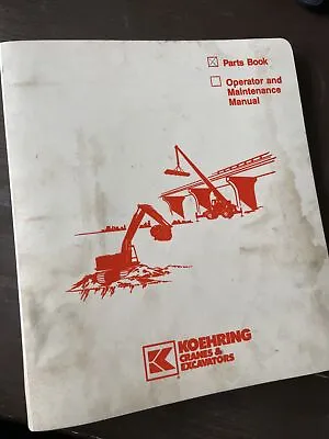 $75.99 • Buy Bantam Koehring C-366 Hydraulic Excavator Parts Book Catalog Guide List Manual