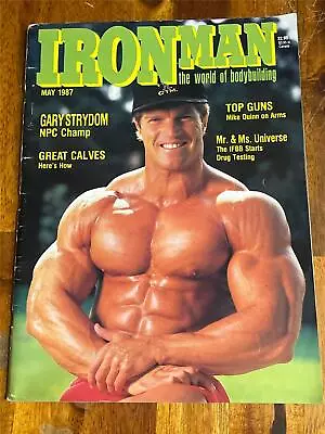 IRONMAN Bodybuilding Muscle Magazine GARY STRYDOM 5-87 • $12.99