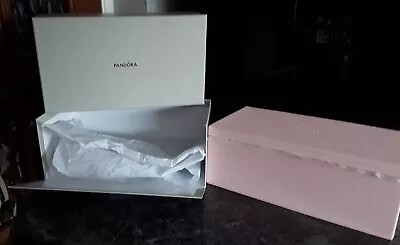 Pandora Large 2 Tier Pink  Jewellery Box   Approx  11  × 6  × 4   New In The Box • £60