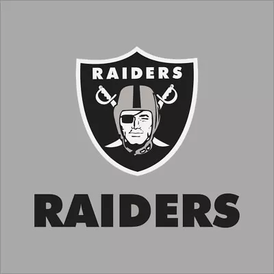 Oakland Raiders #6 NFL Team Logo Vinyl Decal Sticker Car Window Wall Cornhole • $7.58