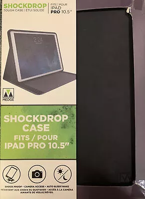 MEDGE Shockdrop Case IPad Pro 10.5” Black New Camera Access Auto Sleep/Wake • $19.99