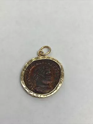 Pendant With An Authentic Ancient Greek Coin MOUNTED ON 14K REAL GOLD • $799.95