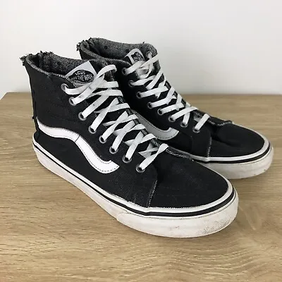 VANS Old Skool Plat Black White Hi Sneakers Womens Size 6.5 US Unisex Runners • $44.98