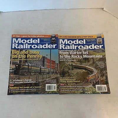 Model Railroader Train Magazine Mixed Lot Of 2 November 2017 And February 2019 • $11