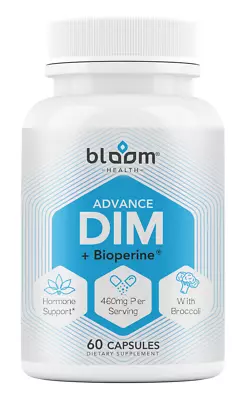 DIM Advance Plus BioPerine For Menopause Estrogen Metabolism & Balance 460mg • $16.94