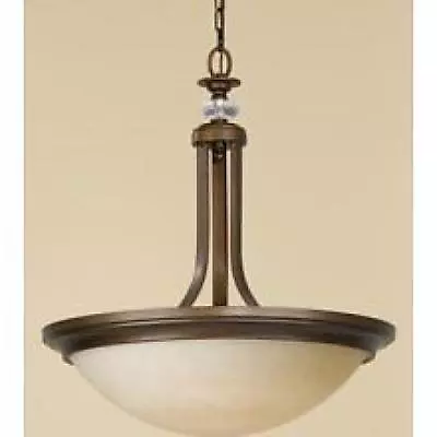 Murray Feiss Youngstown Heritage Bronze 1-Light Uplight Chandelier FES1201-1HTBZ • $159