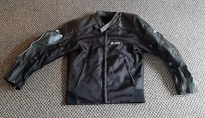 * AKITO * 3-IN-1 ARMOURED MOTORCYCLE JACKET Sz 38 (REMOVABLE DOUBLE LINING) • $20.14