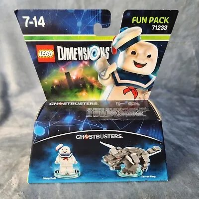 $86.50 • Buy 🦊 LEGO Dimensions Ghostbusters New Fun Pack 71233 Stay Puft + Terror Dog Figure