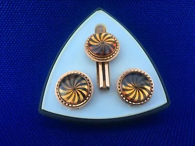 £24.03 • Buy Vintage  Cufflinks Set USSR Shirt Tie