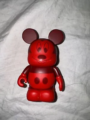 Disney Vinylmation Urban Series 9 Tonal Red Mickey Mouse 3  Vinyl Figure • $6.95
