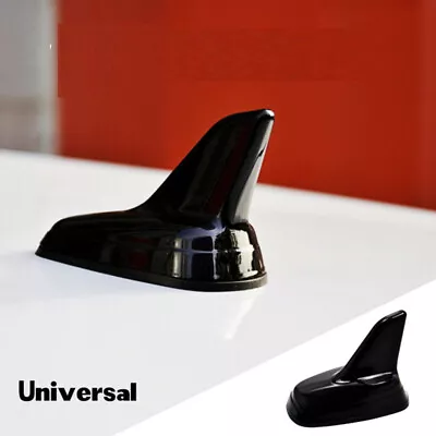 £4.78 • Buy Glossy Black Dummy Universal Car SUV Roof Radio Shark Fin Aerial Antenna Decor