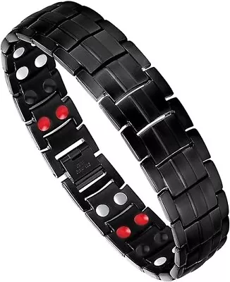 Magnetic Bracelets For Men Arthritis & Joint Titanium Steel Magnetic Bracelet • $18.99