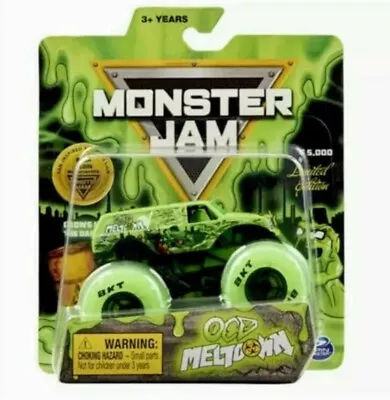 2021 Monster Jam Monster Truck OCD MELTDOWN LIMITED 1/5000 GLOW IN DARK TIRES • $24