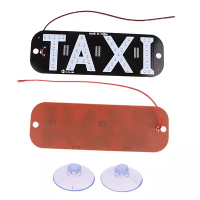 Taxi Windscreen Cab Indicator Lamp Sign Colorful LED Taxi Light Lamp _zt • $2.64