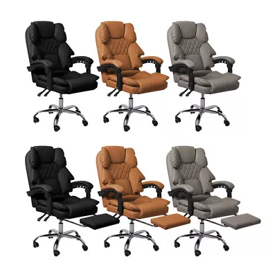 Levede Office Chair Gaming Recliner Executive Racing Computer Chairs PU Footrest • $179.99