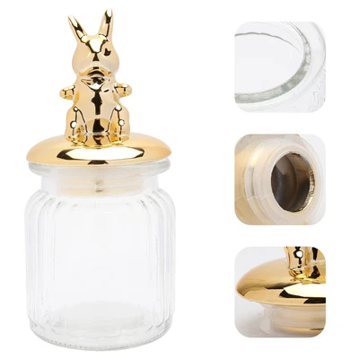 £16.34 • Buy Wedding Candy Buffet Jar Coffee Canisters Glass Storage Jar Terrarium Cover