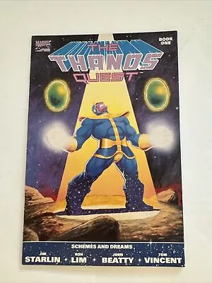 The Thanos Quest Book One 1990 Schemes And Dreams Marvel Comics • $35