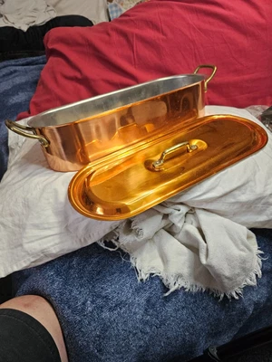 $175 • Buy Vintage Copper Fish Poacher