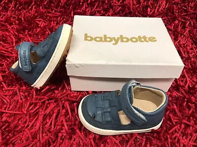 Children Shoes Babybotte Size Fr 18 Blue Color New • £26.68