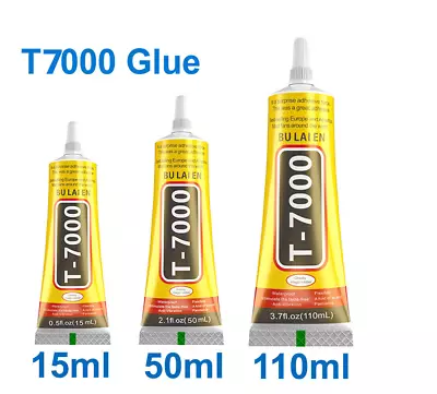 Adhesive Glue LCD Screen Black Glue Multifunction Universal DIY Glue T7000 • £3.99