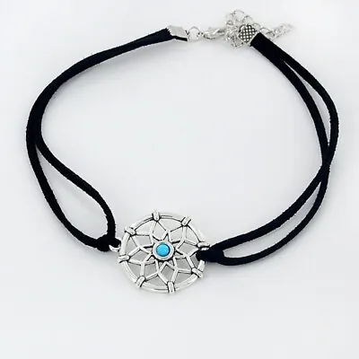 1Pc  Suede Necklace Women Jewelry Chocker Home Decoration Gothic Choker Double • £4.89