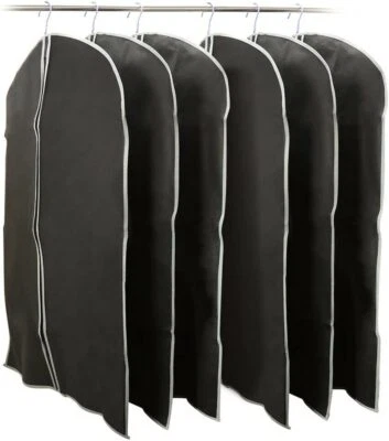£4.49 • Buy Non-Woven Dress &Suit Cover Travel Bag Dust Proof Storage With Zip Garment Cover