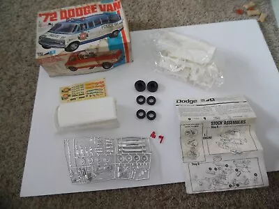 Vintage 1972 Dodge Van MPC  #1-7229 Model Kit Unbuilt COOL • $26