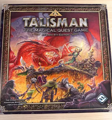 Talisman Magical Quest Board Game Revised 4th Edition • £145.96