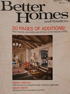 Better Homes And Gardens Magazine May 1970 Vtg • $9.99
