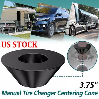 3.75  Billet Centering Cone For Tire Changer Harbor Freight 1.67  Post Black US • $32.99