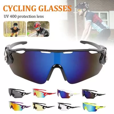 Polarized Sunglasses Outdoor Bike Mountain Bicycle Riding Goggles Glasses UV400 • $6.99