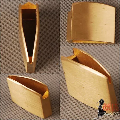  Small Size Plain Brass Habaki Collar For Japanese Samurai Sword Wakizashi Blade • $11.79