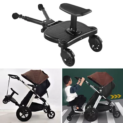 Universal Stroller Glider Board Kids Latch System Easy Setup Support Up To 55lbs • £72.55