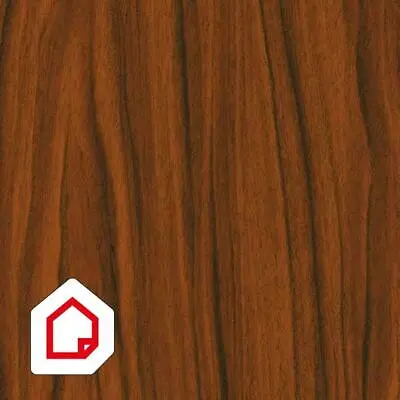 Walnut Golden 450mm/m D-c-fix Sticky Plastic Decor Self-Adhesive Wood Vinyl Film • £2.69