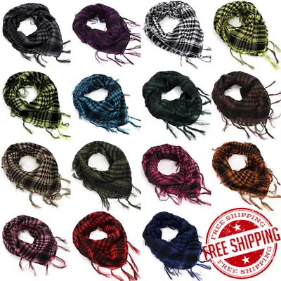 Military Army Shemagh Tactical Desert Keffiyeh Scarf 100% Cotton Scarves Light • $6.99