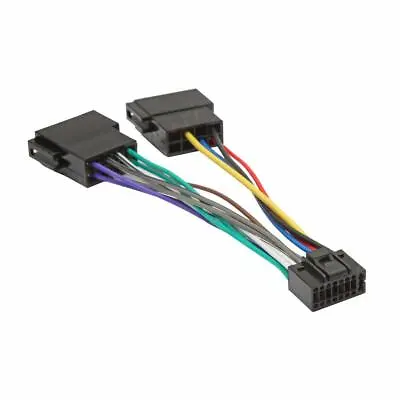 Kenwood / JVC 16 Pin ISO Wiring Harness Connector Adaptor Car Stereo Radio Loom • £5.49