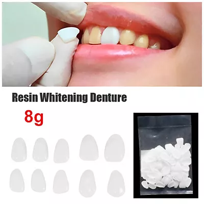 Ultra Thin Whitening Veneers Denture Patch Fake Teeth Gap Cover Temporary Repair • £3.95