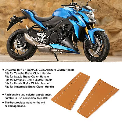 ✈Khaki 2pcs Motorcycle Brake Clutch Lever Handle Cover Accessory Fits For  • $12.03