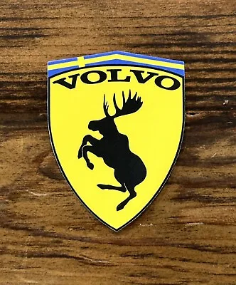 GENUINE Prancing Moose VOLVO 3” DESIGN #1 OG Vinyl Adhesive Decal • $7