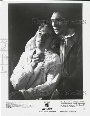 1987 Press Photo Actors Gabriel Byrne Julian Sands In  Gothic  Movie • $18.88