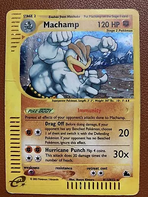 Pokemon Holo Machamp - H15/H32 - Holo Rare Skyridge • $49.99