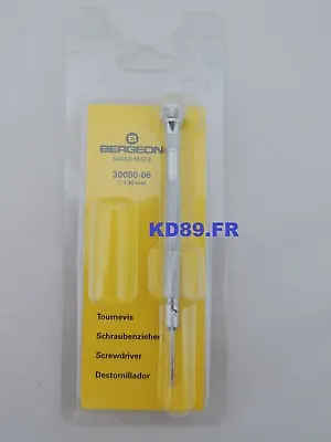 Screwdriver Bergeon 30080-06 1.40 140 Mm For Watchmakers First Quality SWISS • $33.86