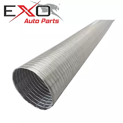 3  Inch (76mm ID) Flexible Exhaust Tube Stainless Steel Flex Pipe 1M Length • $65.99