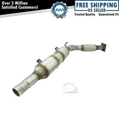 $356.75 • Buy Front Exhaust Down Pipe With Catalytic Converter & Gasket For Volkswagen Jetta