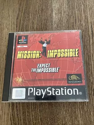 Mission Impossible PS1 (COMPLETE) Sony Playstation Black Label Rare • £7.49