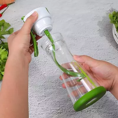 Salad Dressing Mixer Bottle Manual Stirring Bottle For Home Vinaigrettes • £11.52