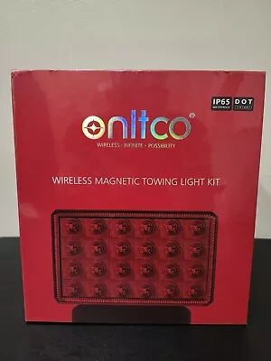 ONLTCO 48 LED Rectangle Wireless Magnetic Towing Light Kit Cordless Waterproof  • $39.99