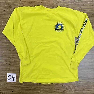 Vintage Adidas Men’s Medium Boston Marathon Long Sleeve Tee Shirt 90s 1999  • $34.99